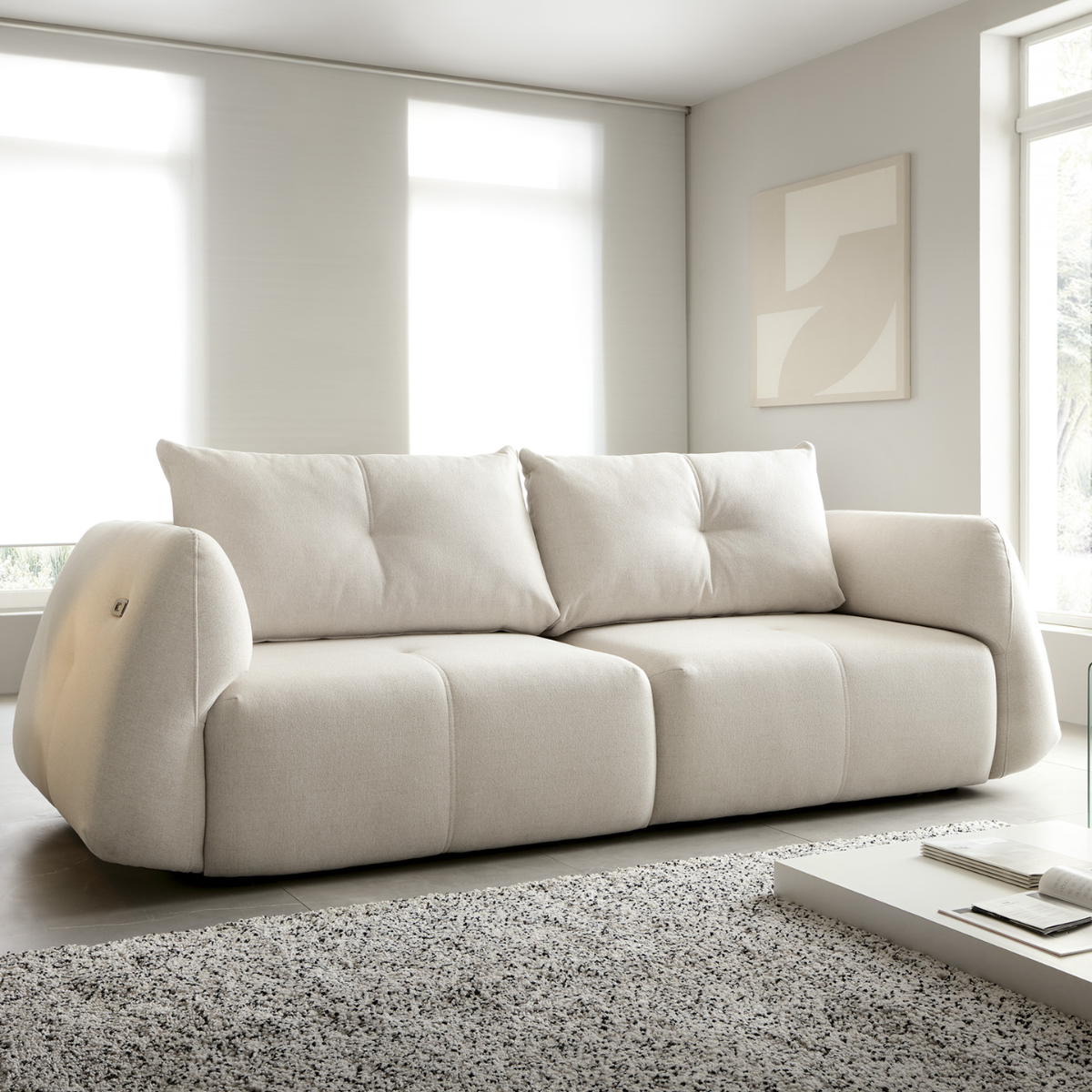 PZ MADELEINE Beige modern Sofa bed